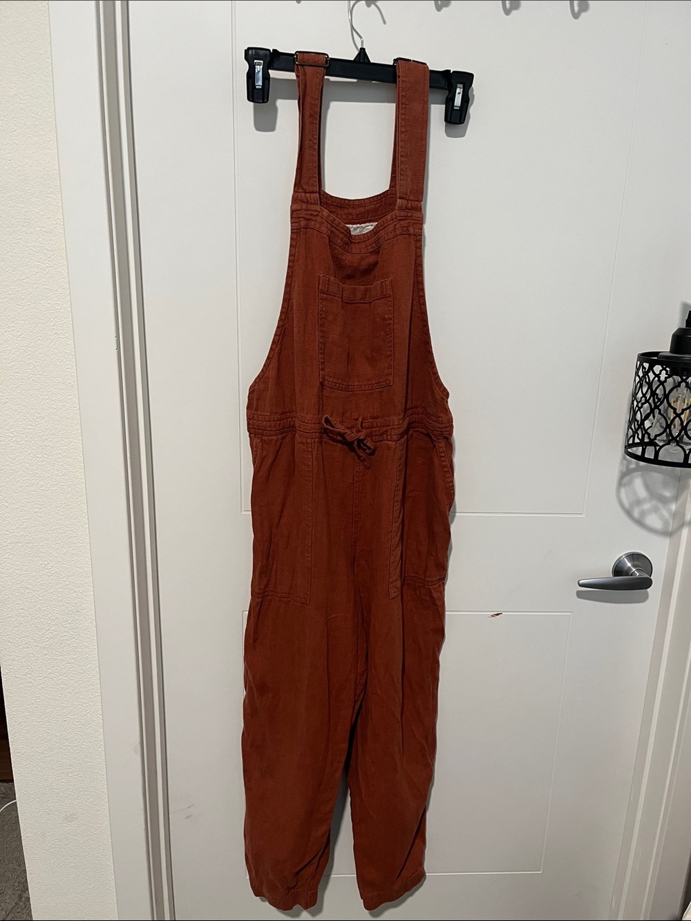 Not Perfect Linen Everest 100% Linen Jumpsuit Coastal Bohemian Minimalist - Picture 4 of 14